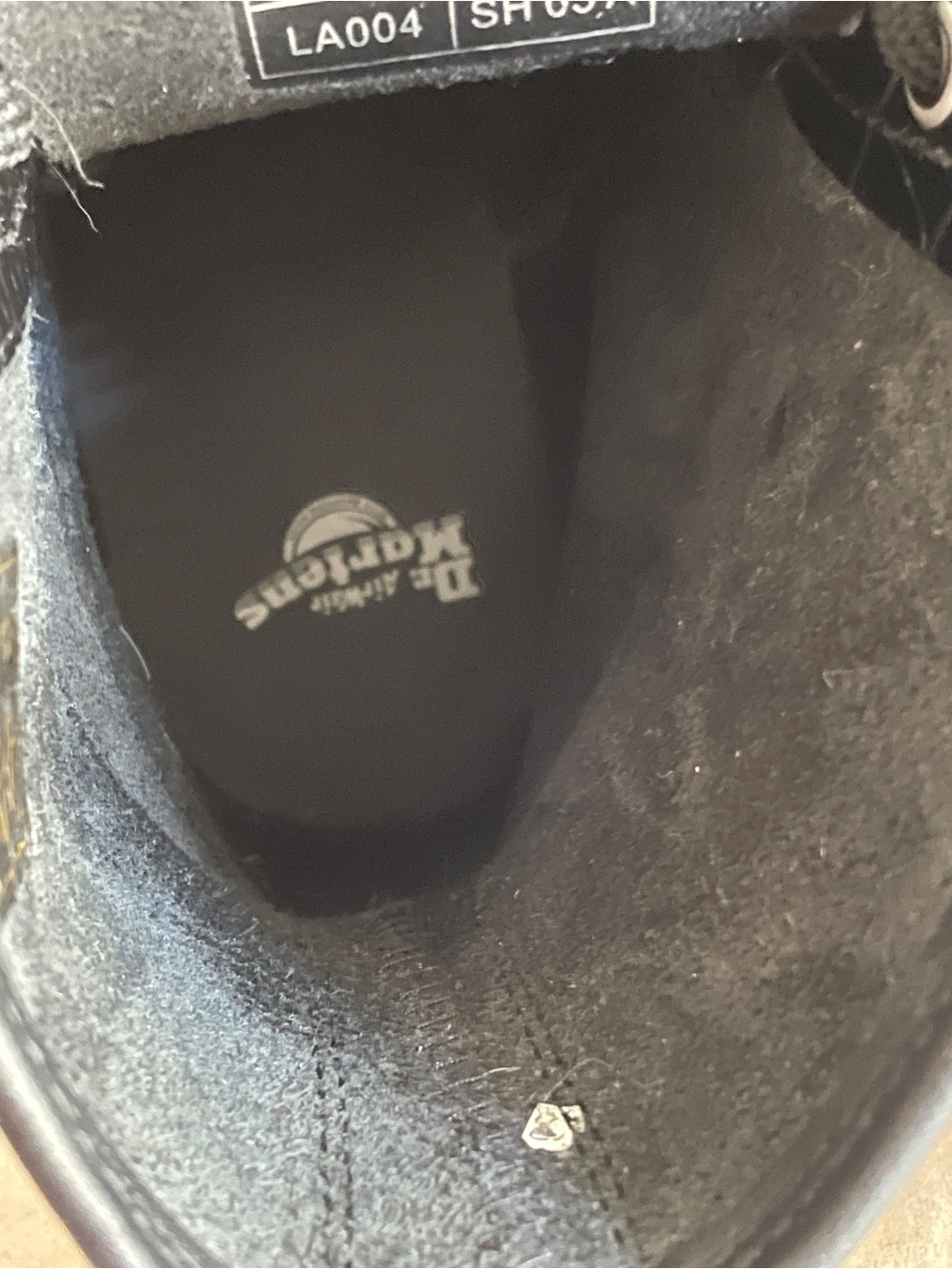 Dr. Martens 1460 Black Croc-Embossed Lace-Up Combat Boots - Picture 7 of 12